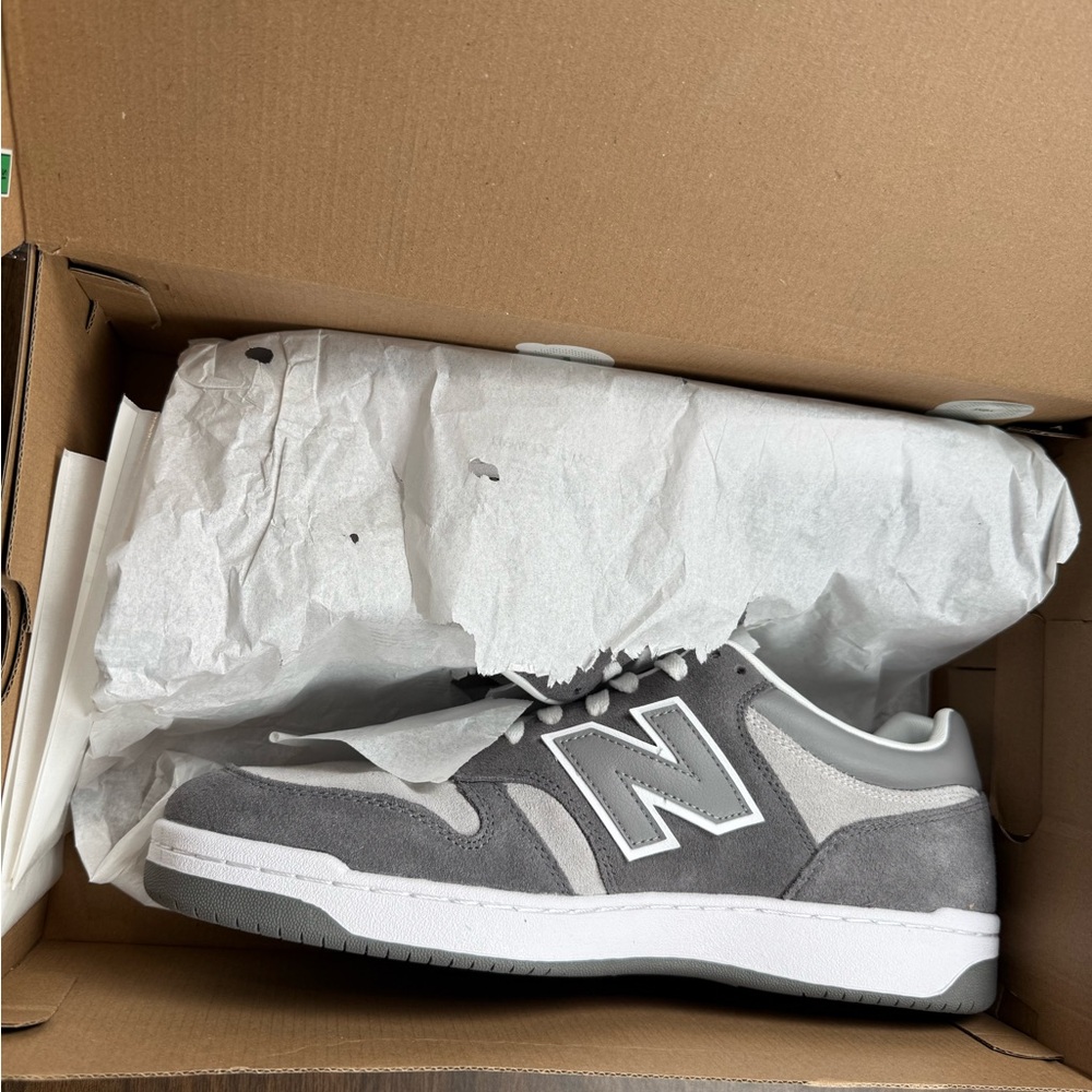 New Balance 480 Men’s 14 Athletic Shoe - Castlerock / Shadow Grey / Rain Cloud - Picture 3 of 8